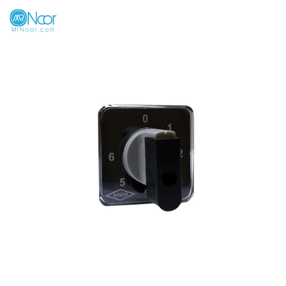 کلید گردان 16CM016 یک پل شش حالته با صفر کاوه - مستر نور