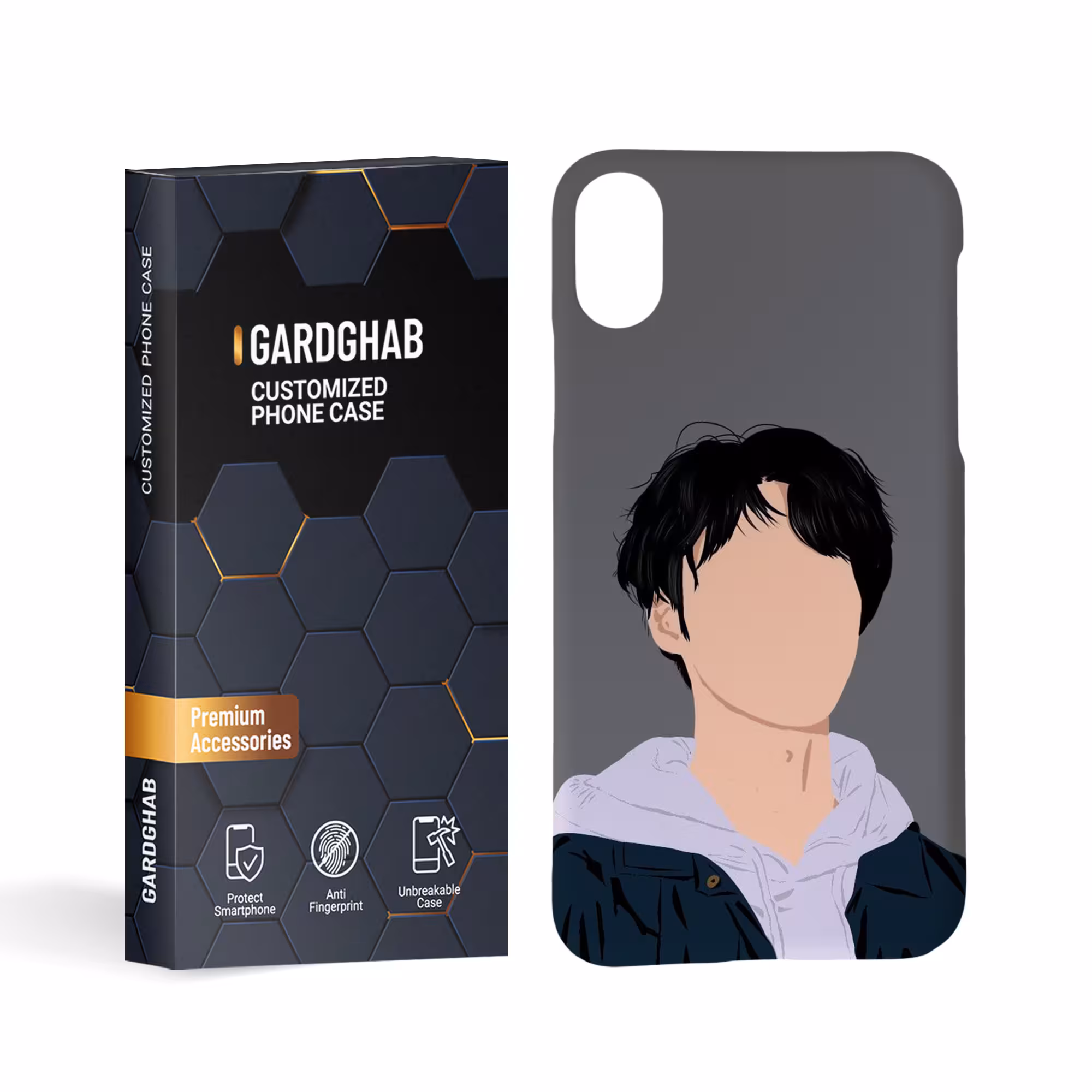 کاور گارد قاب مدل پسرانه مناسب برای گوشی موبایل اپل iphone x xs