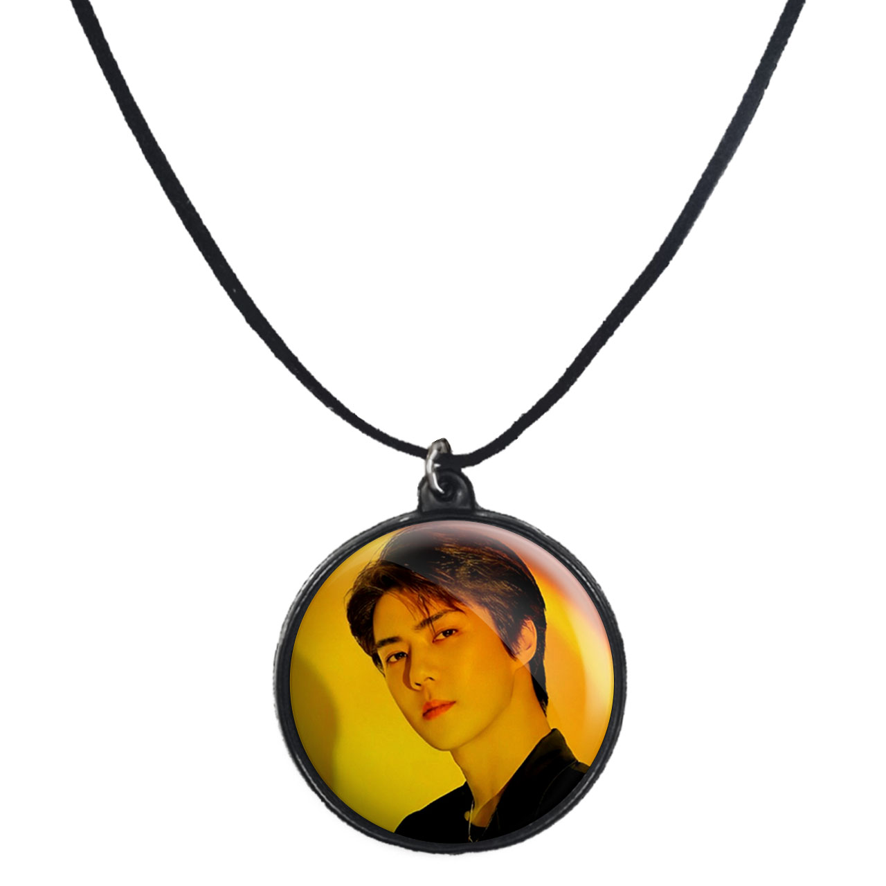 گردنبند پرمانه طرح exo کد pmb.14160 مدل دو طرفه