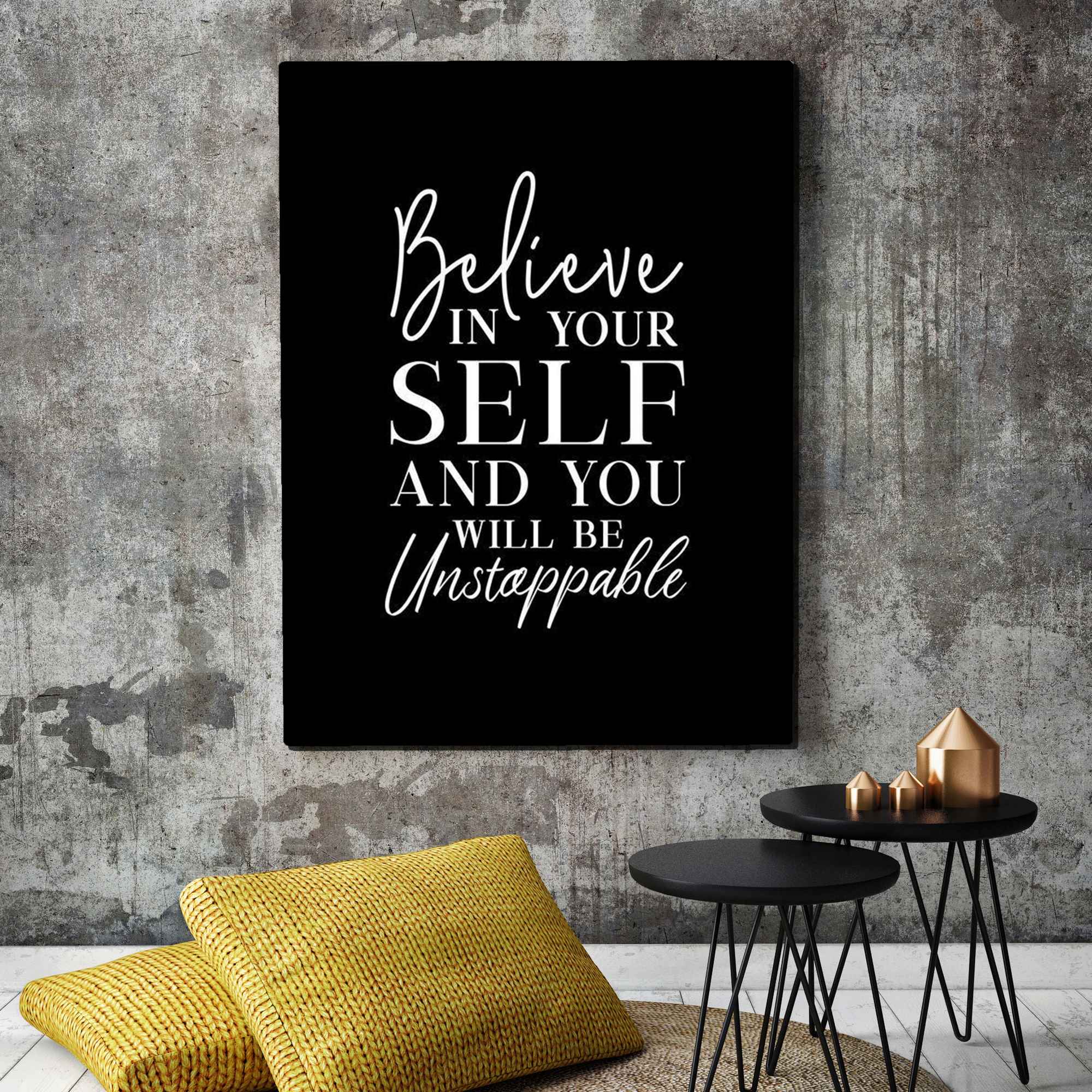 تابلو شاسی بکلیت طرح جمله انگیزشی مدل SH-s1783