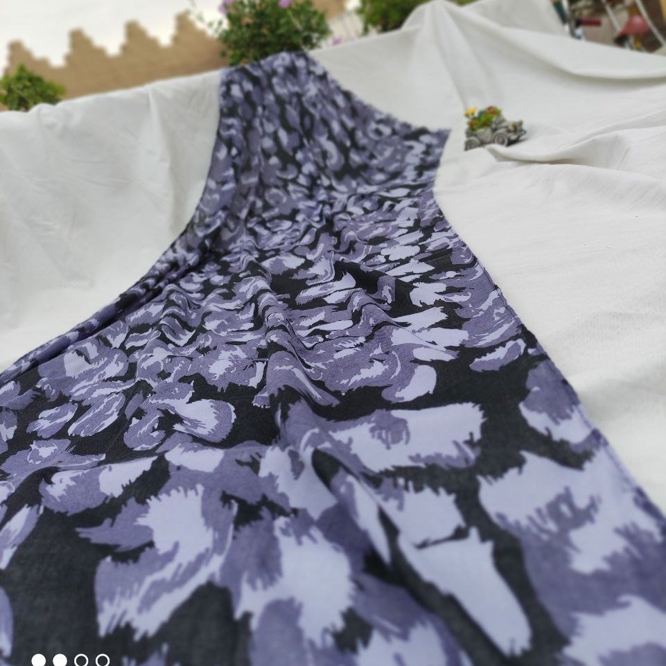 شال نخی طرح پران