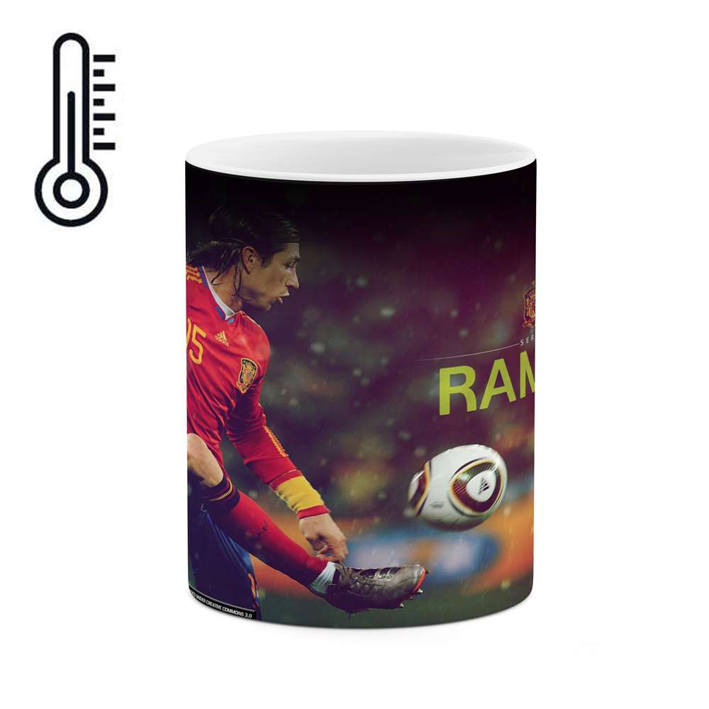 ماگ حرارتی طرح فوتبالیست SergioRamos مدل mgph12940