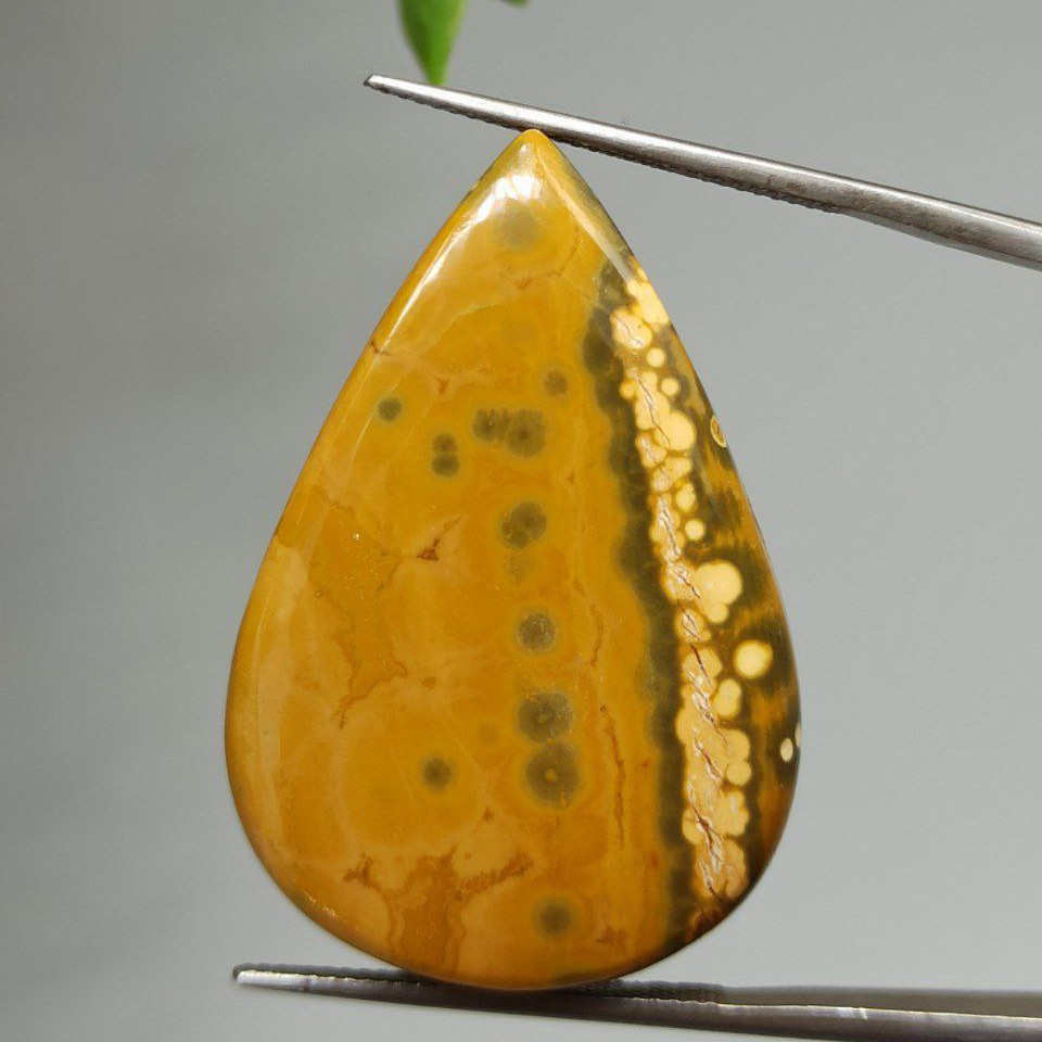 نگین اوشن جاسپر تراش اشک