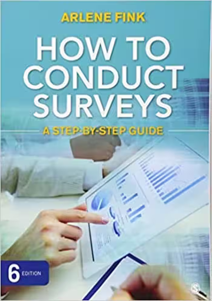 خرید و دانلود نسخه کامل کتاب How to Conduct Surveys: a Step-by-Step Guide -   pdf