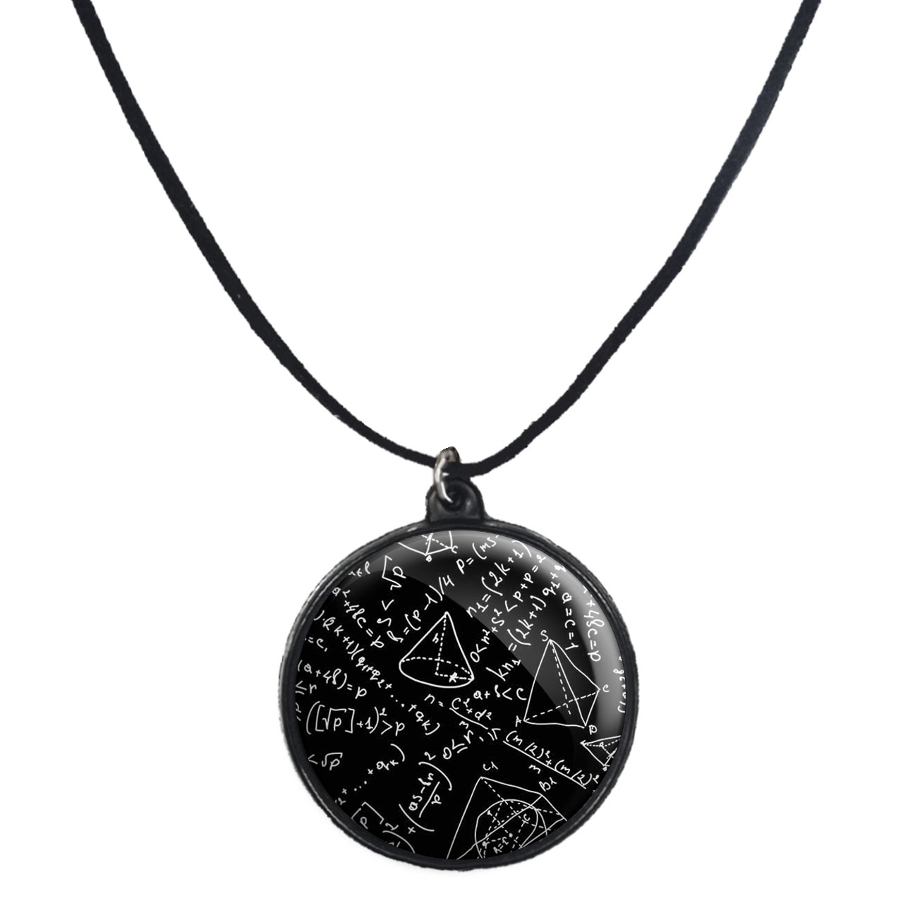 گردنبند پرمانه طرح ریاضی و فیزیک کد pmb.3133 مدل دو طرفه