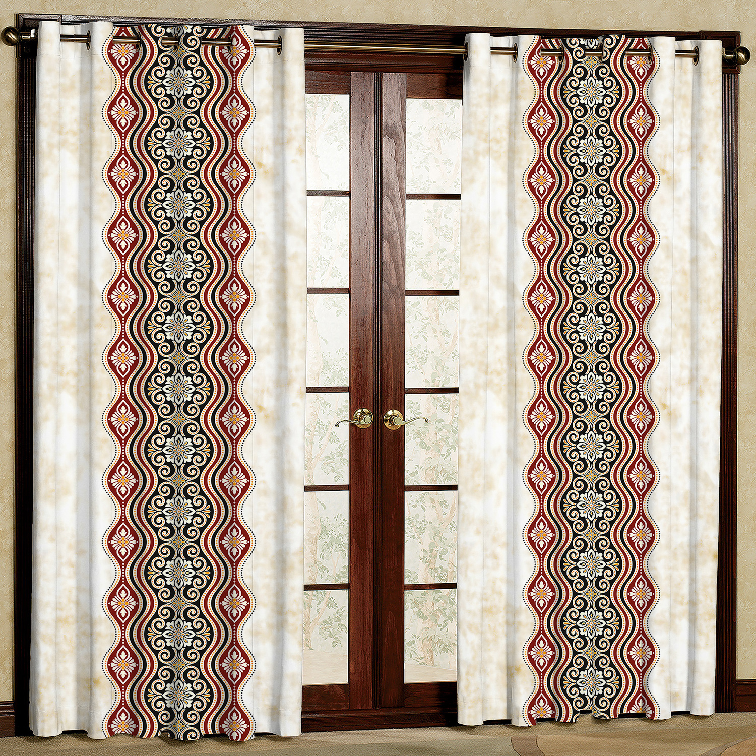 پرده مدل هازان پانچی کد 4283 سایز 140x200 سانتی متر