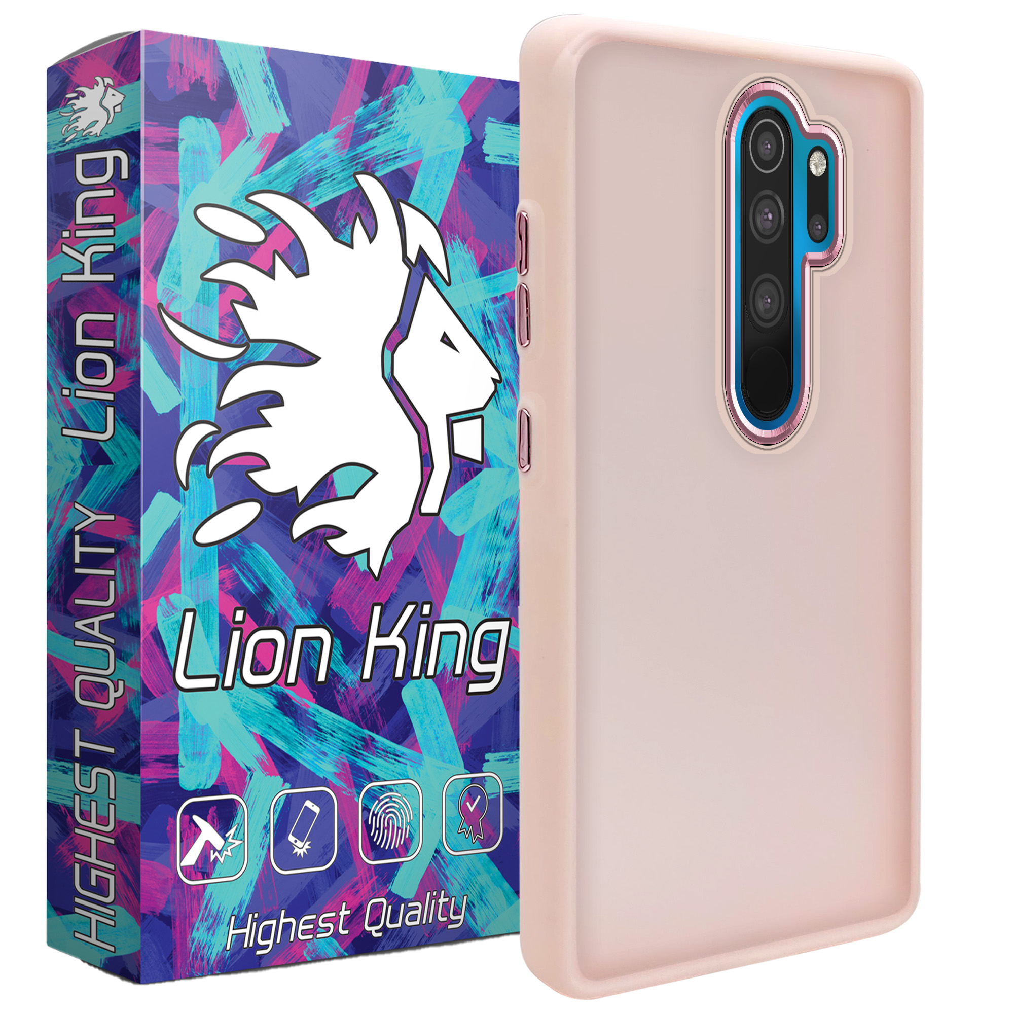 کاور لاین کینگ مدل DORTAKRANG مناسب برای گوشی موبایل شیائومی Redmi Note 8 Pro