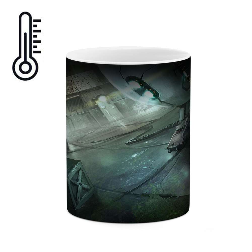 ماگ حرارتی کاکتی طرح نقاشی مدل mgh13501