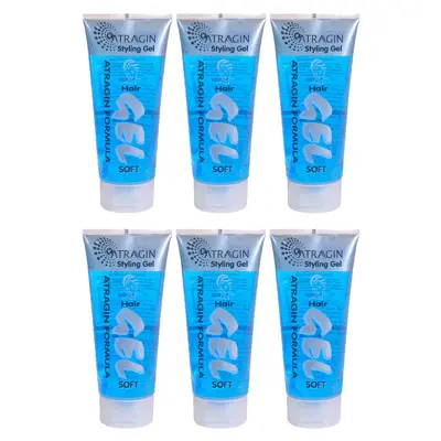 ژل مو عطر آگین مدل Soft حجم 200 میلی لیتر مجموعه 6 عددی