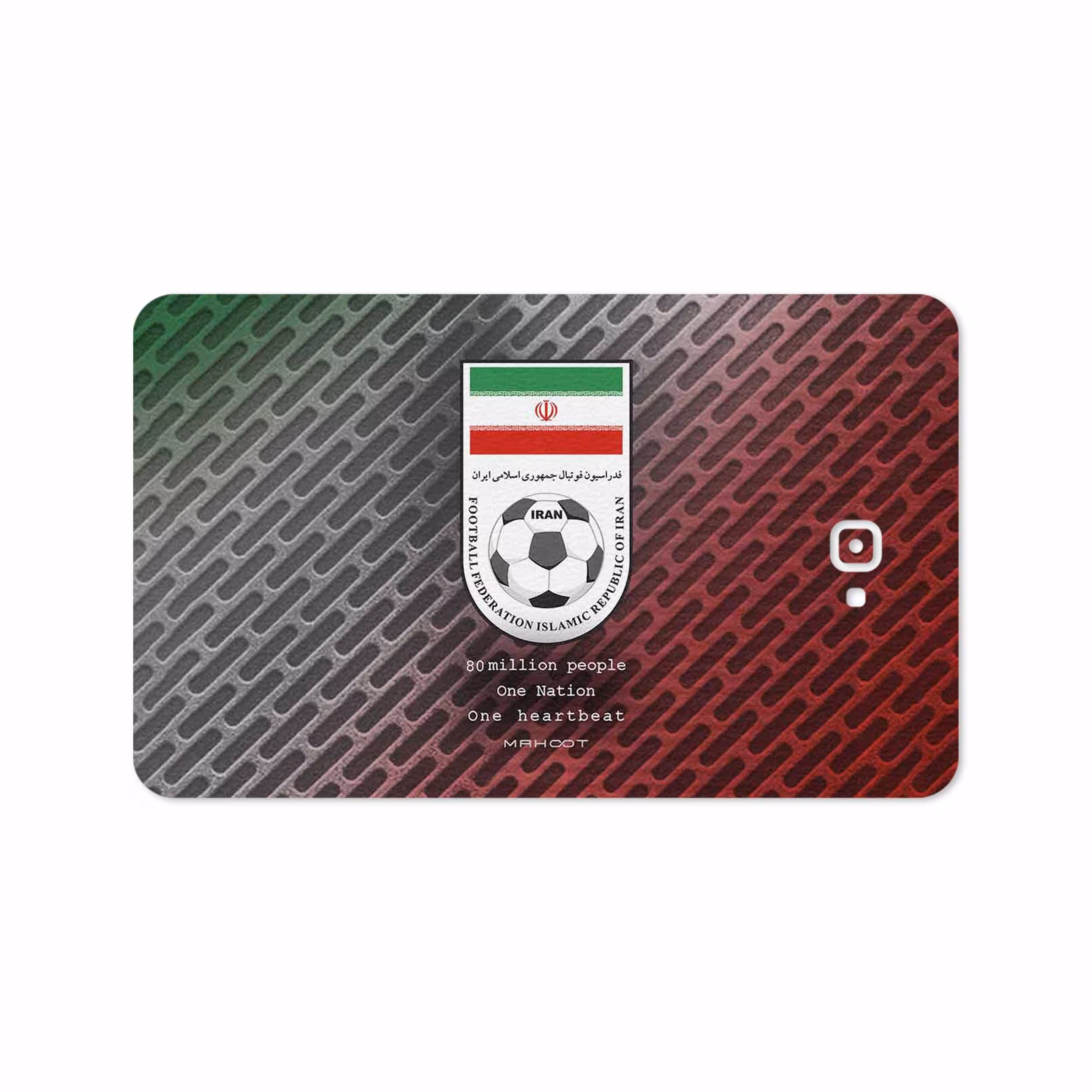 برچسب پوششی ماهوت مدل Iran-National-Football-Team مناسب برای تبلت سامسونگ Galaxy Tab A 10.1 2016 T580