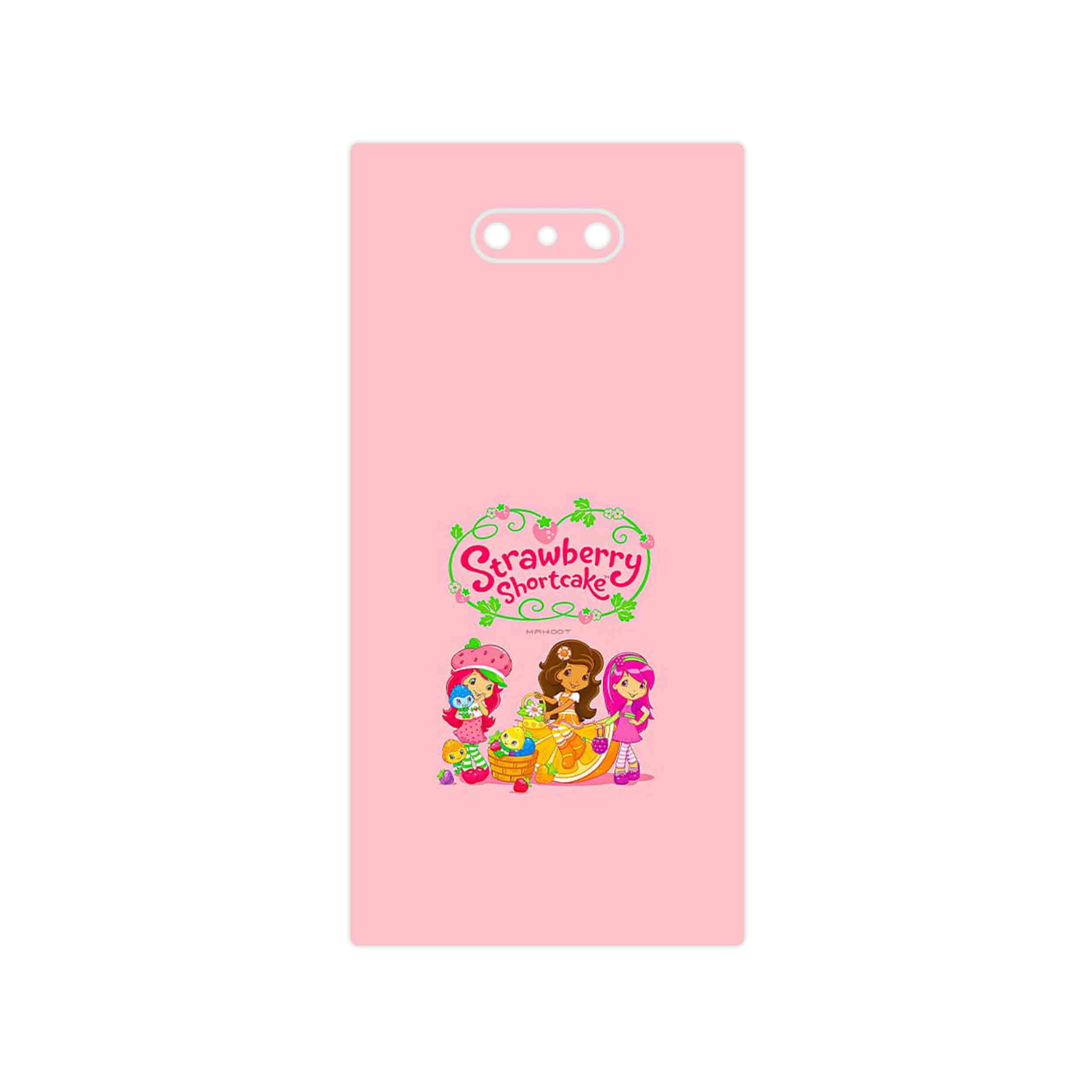 برچسب پوششی ماهوت مدل Strawberry Shortcake مناسب برای گوشی موبایل ریزر Phone 2