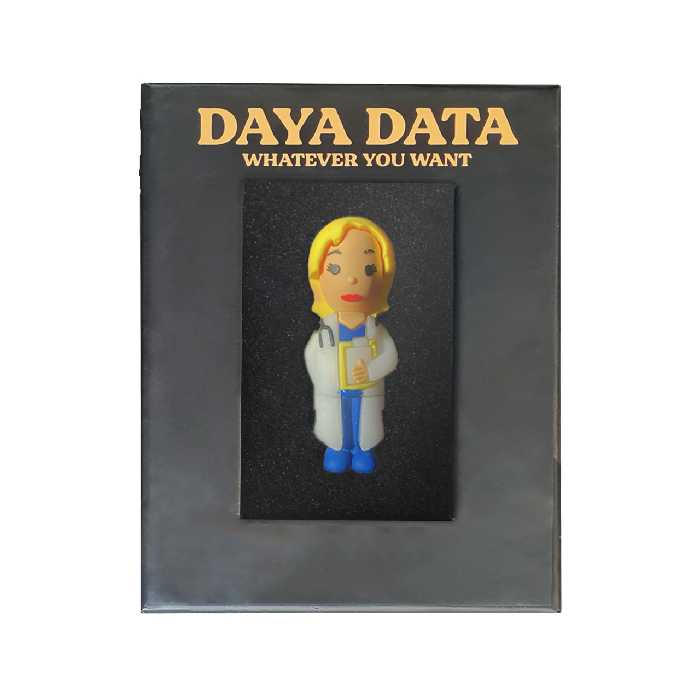 فلش مموری دایا دیتا طرح دکتر خانم مدل PF1095-USB3 ظرفیت 64 گیگابایت