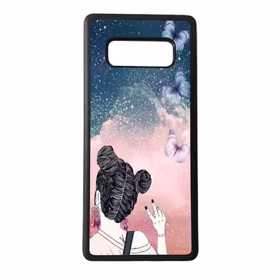 کاور طرح دخترانه کد 7236 مناسب برای گوشی موبایل سامسونگ galaxy note 8