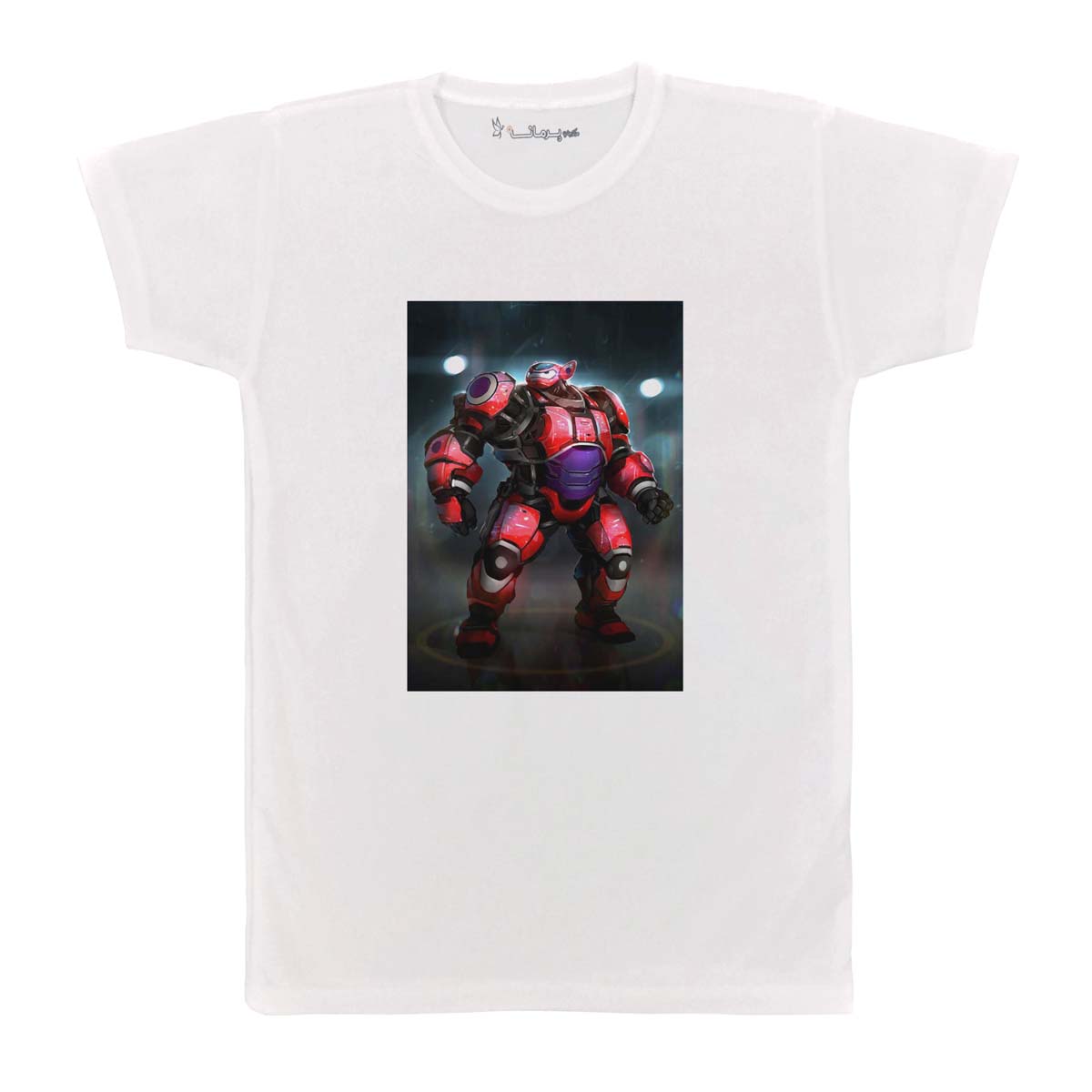 تی شرت بچگانه پرمانه طرح قهرمان بزرگ کد pmt.1634