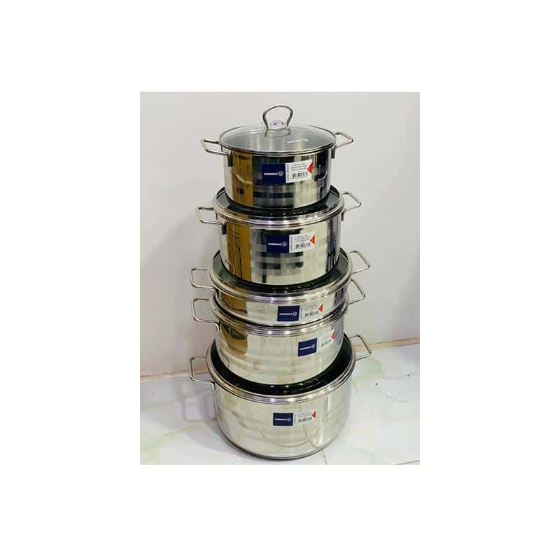 خرید سرویس قابلمه کرکماز اصل ترکیه 10 پارچه ضمانتی ✔- ژینال