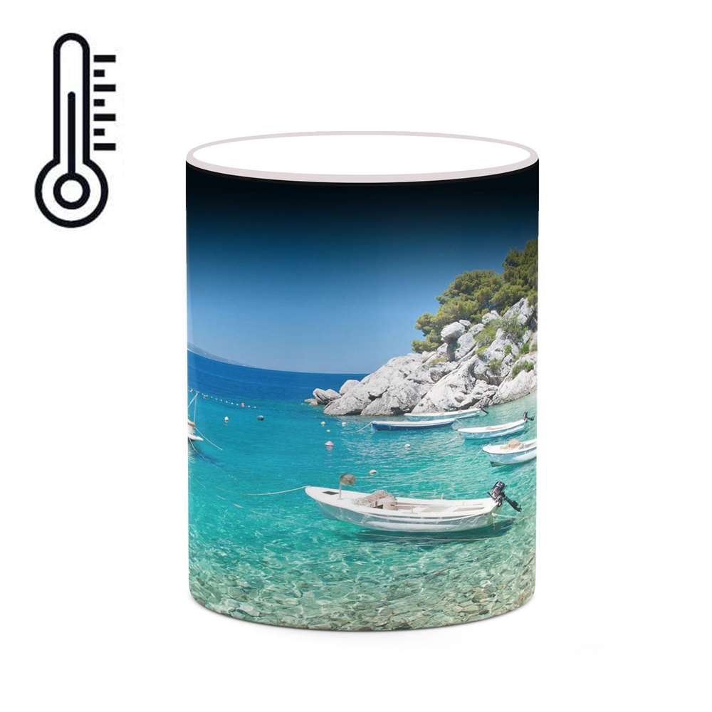 ماگ حرارتی کاکتی طرح منظره مدل mgh18311