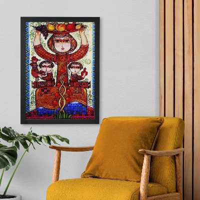 تابلو مدل دکوراتیو طرح شب یلدا