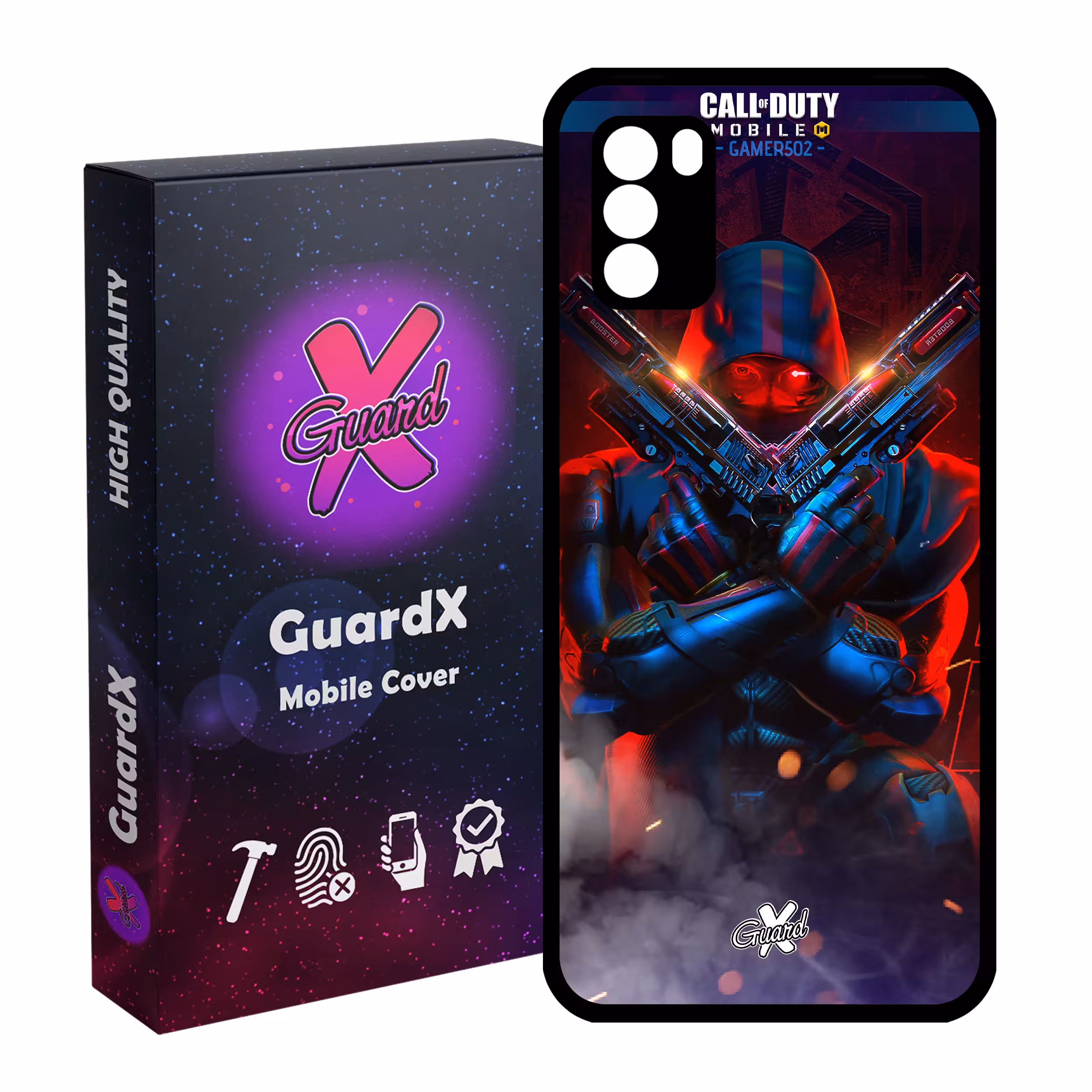 کاور گارد ایکس طرح Call Of Duty مدل Glass10388 مناسب برای گوشی موبایل شیائومی Poco M3