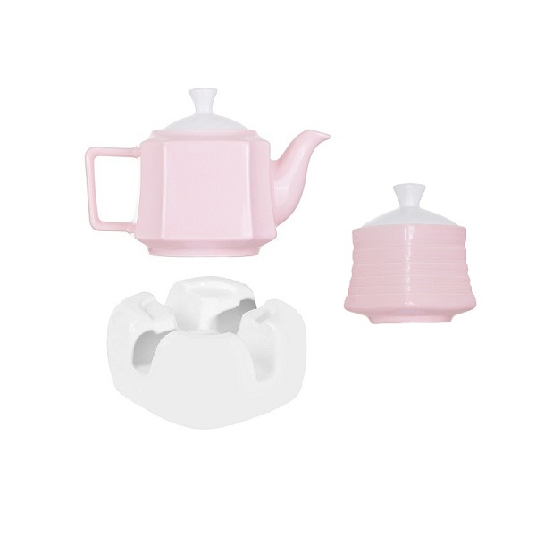 قوری و وارمر قوری مدل 944 به همراه قندان