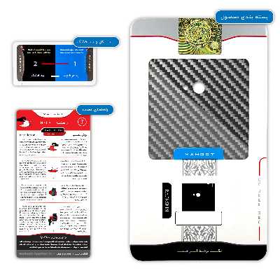 برچسب پوششی ماهوت مدل Glossy-Silver-Fiber مناسب برای گوشی موبایل نوکیا Lumia 720