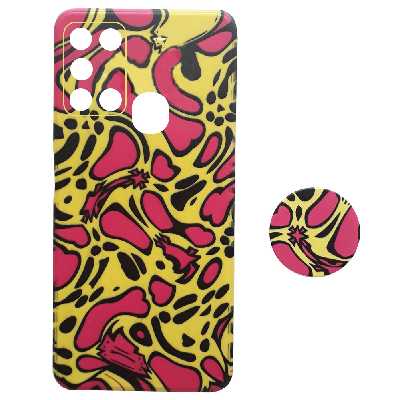 کاور کد A7602 مناسب برای گوشی موبایل سامسونگ Galaxy A21s به همراه پایه نگهدارنده