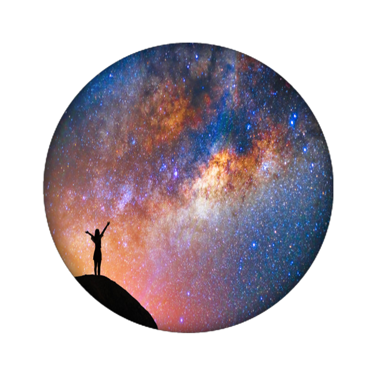 استیکر تزئینی موبایل و تبلت مدل کهکشان کد 2068