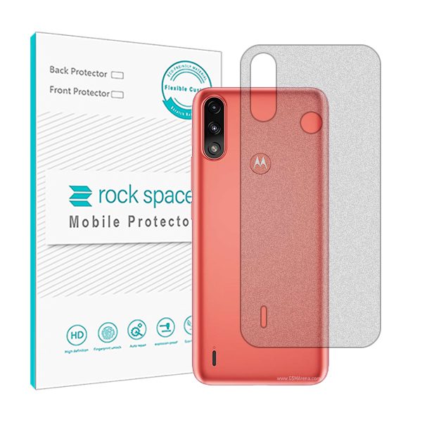 گلس محافظ پشت گوشی موتورولا Moto E71 Power مدل نانو هیدروژل مات برند راک اسپیس کد S