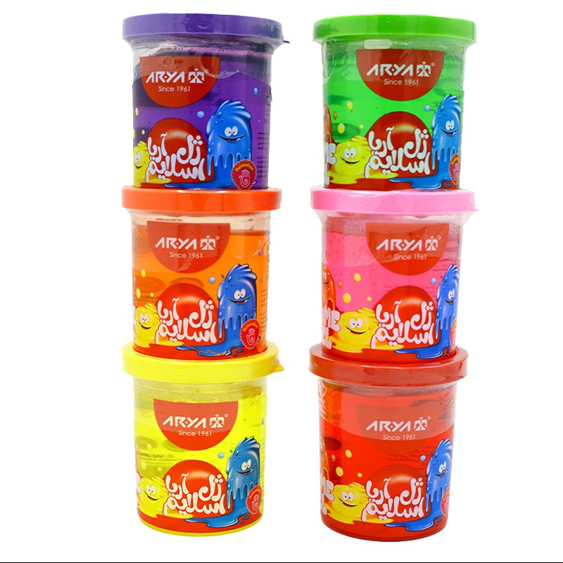 بازی ژل اسلایم 160 گرمی آریا ( سدای شاد)