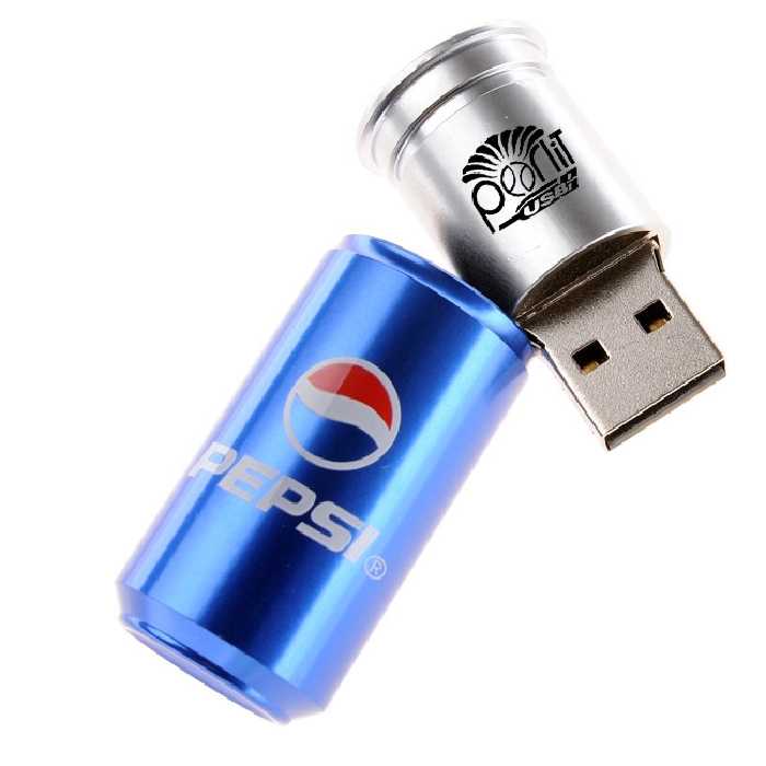 فلش مموری پرلیت یو اس بی طرح پپسی مدل W-21 ظرفیت 128 گیگابایت