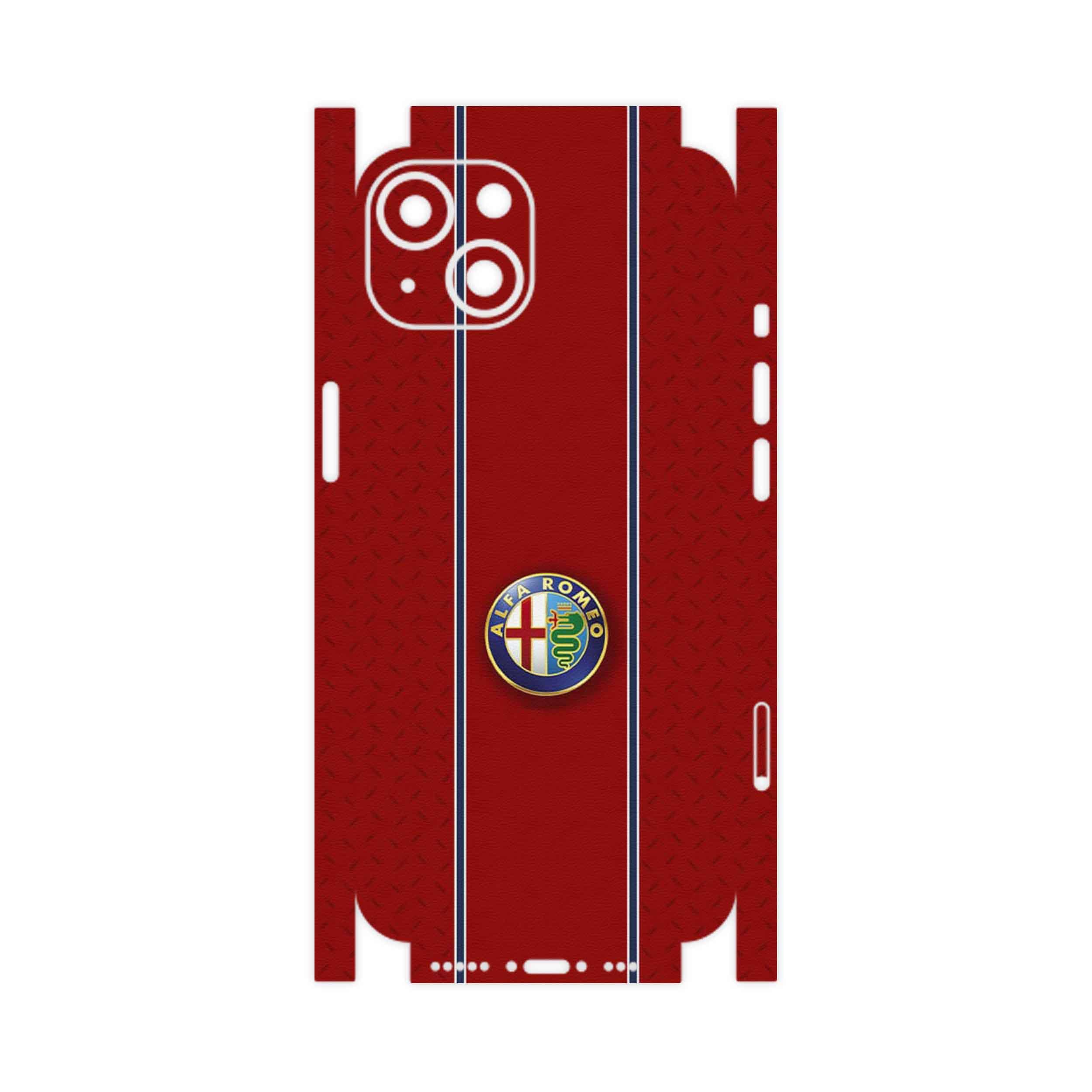 برچسب پوششی ماهوت مدل Alfa Romeo-FullSkin مناسب برای گوشی موبایل اپل iPhone 13