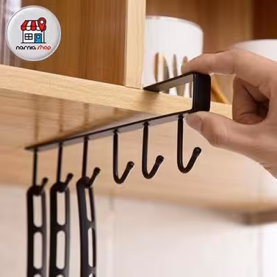 آویز کفگیر و ملاقه کابینتی فلزی
