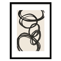 قیمت و خرید تابلو دکوراتیو مدل نقاشی خطوط انتزاعی کد 024