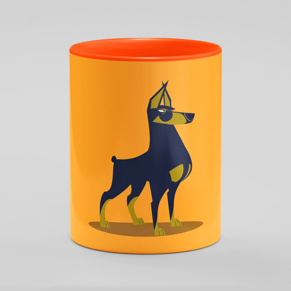 ماگ ماگ‌ پلاس مدل نقاشی سگ