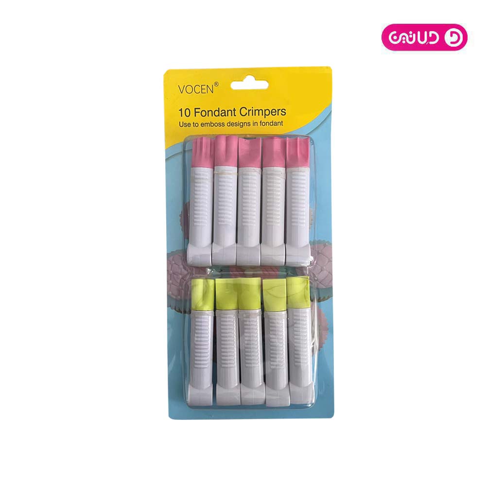 کریمپر فوندانت پالستیکی 10 عددی ووشن