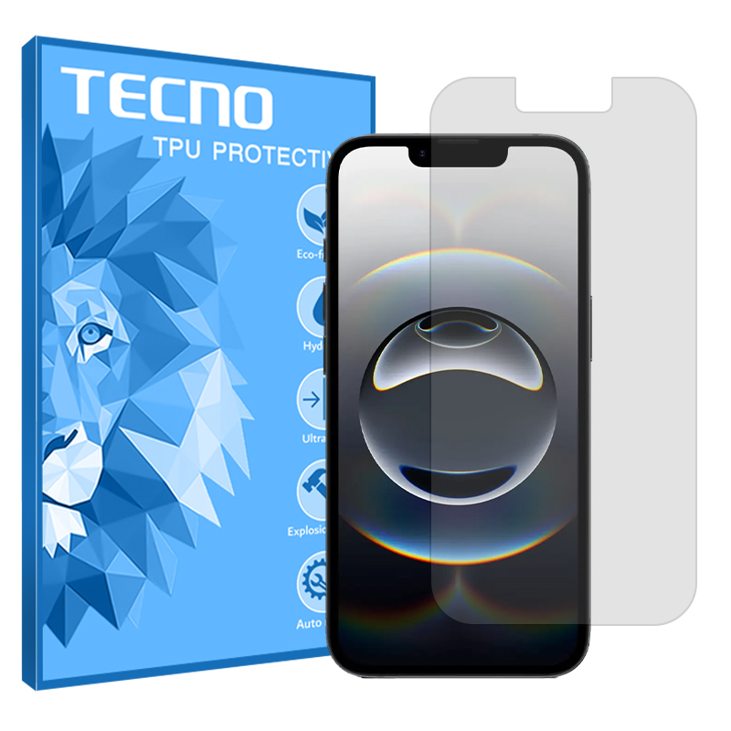 گلس اپل iPhone 16e مدل هیدروژلی شفاف برند تکنو کد S