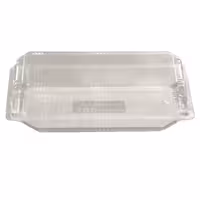 ظرف غذا یکبار مصرف طلقی طرح لانچ باکس بلند بسته 100 عددی