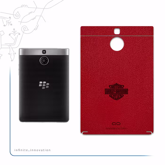 برچسب پوششی ماهوت مدل RL-HRLY_DVDSN مناسب برای گوشی موبایل بلک بری Passport Silver Edition