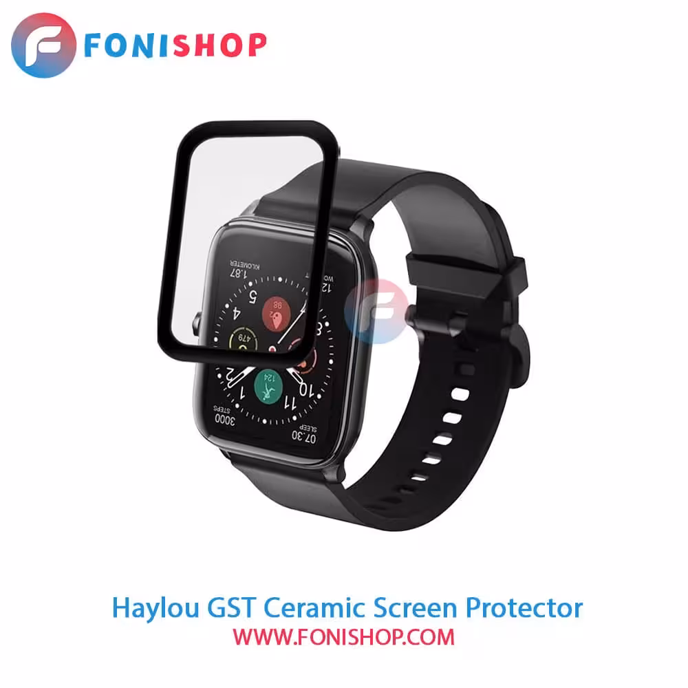 گلس سرامیکی ساعت هوشمند شیائومی Haylou GST LS09b