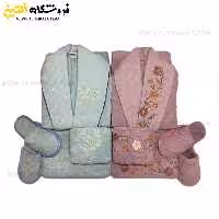 سرویس حوله عروس و داماد 10تکه گلدوزی سه بعدی برند MARIBOR