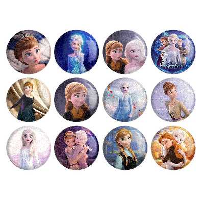 پیکسل خندالو طرح شخصیت های والت دیزنی کد 35 مجموعه 12 عددی