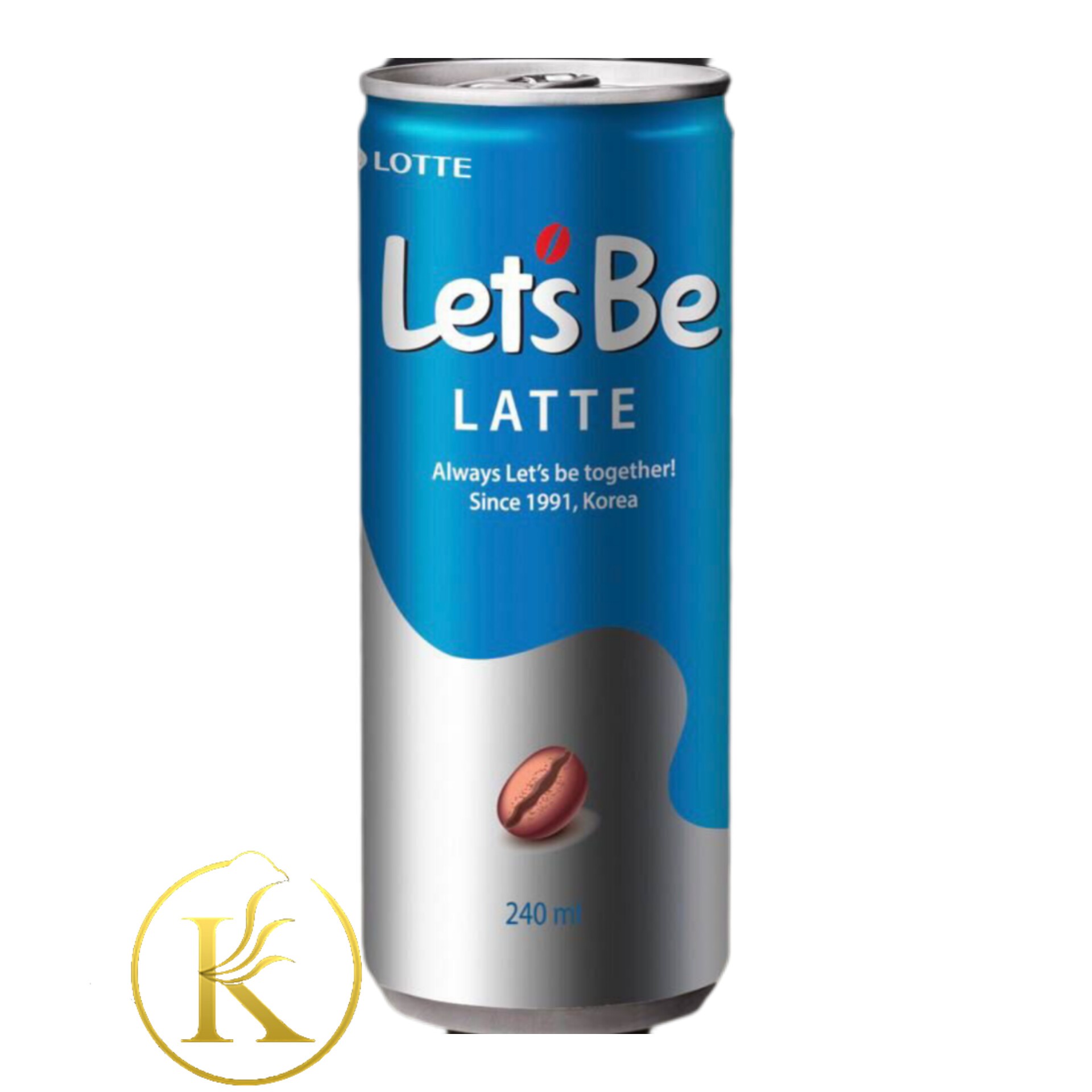 آیس کافی لاته لتس بی کره ای (قهوه سرد) طرح جدید lets be

