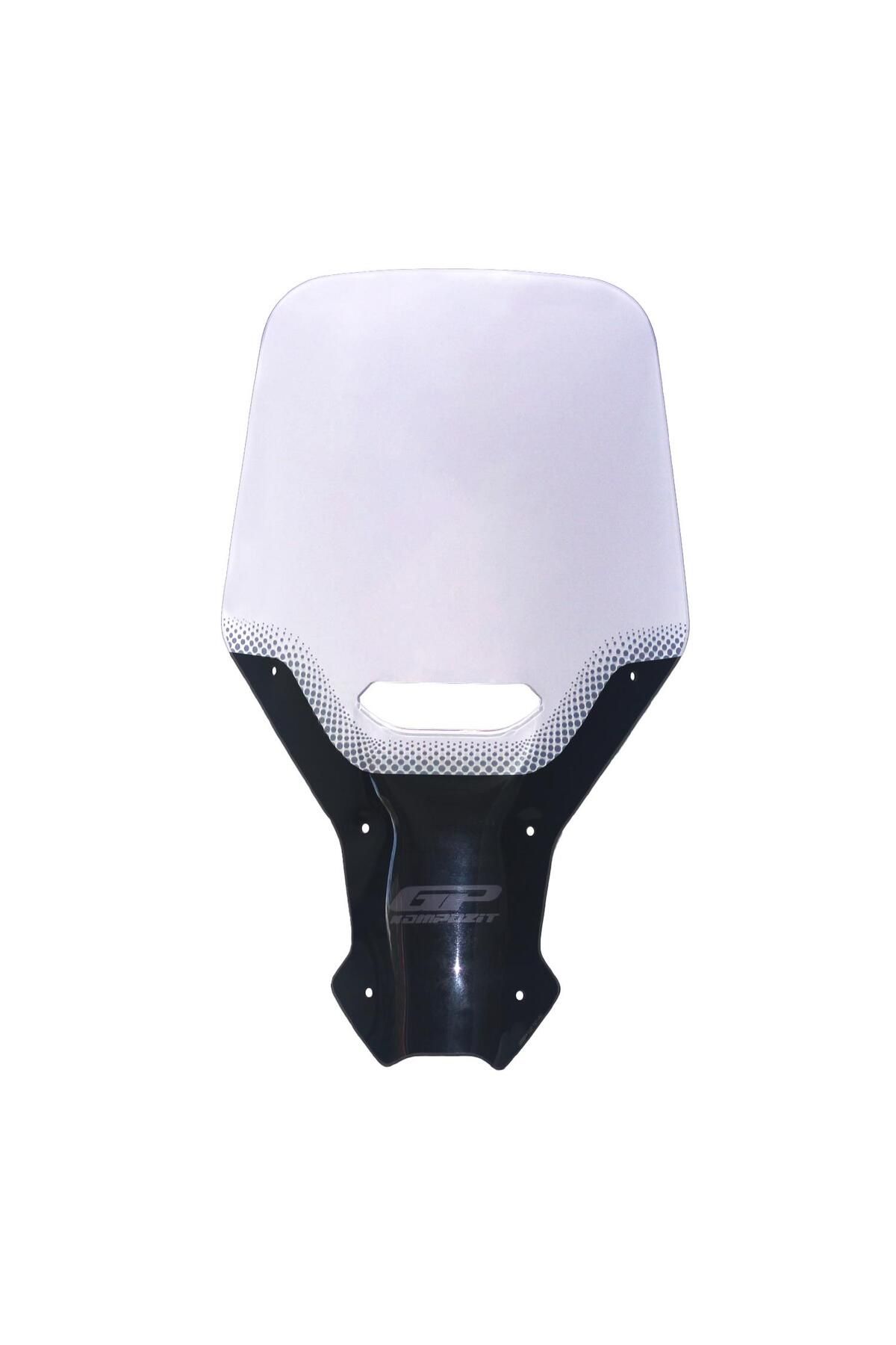 شیشه جلو موتورسیکلت GP کامپوزیت هوندا آفریقا TWIN CRF1100L L1 2020 2023 چاپی شفاف 49 سانتی متر GP KOMPOZİT