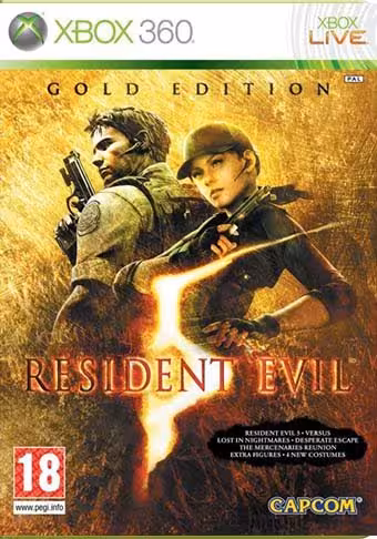بازی ایکس باکس 360 resident evil goldedition