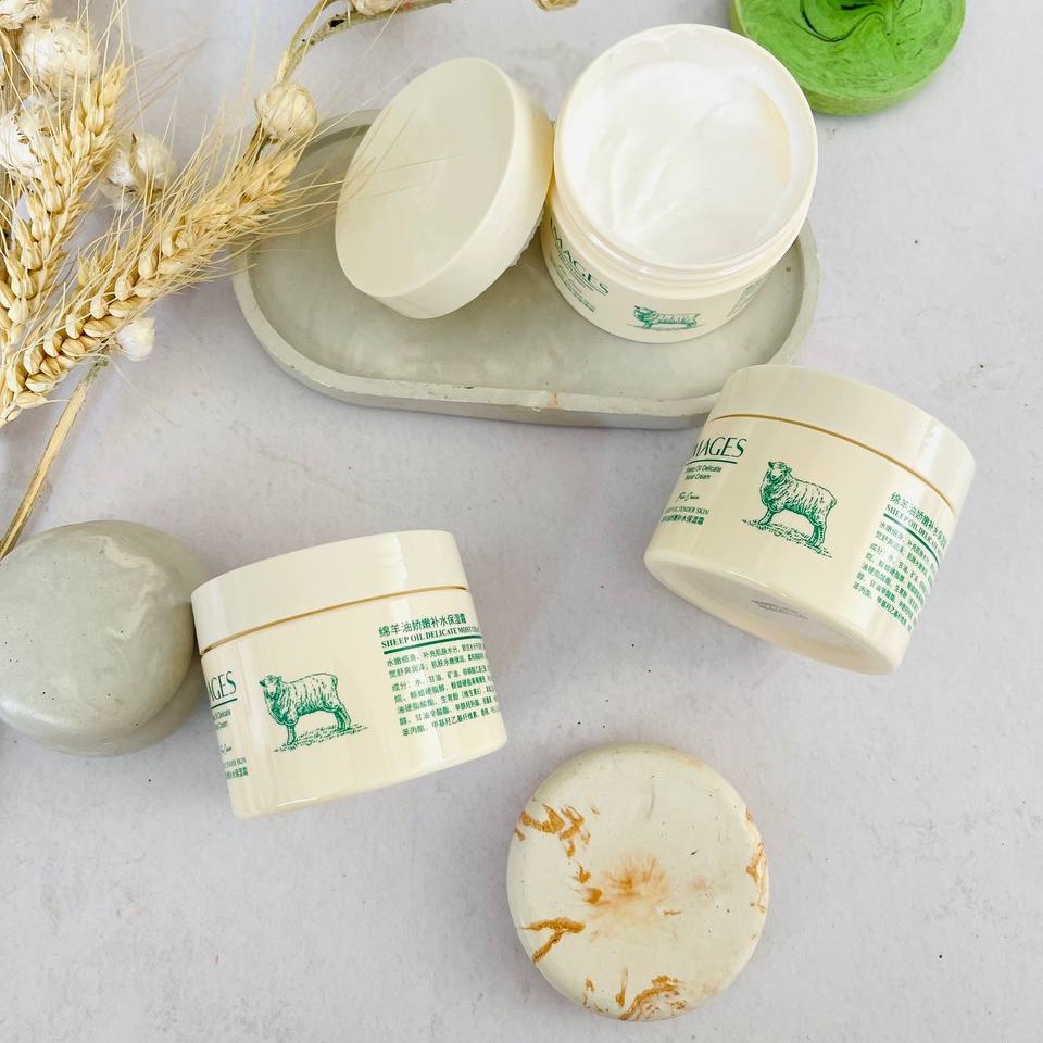 کرم مرطوب کننده و آبرسان روغن شیر گوسفند ایمیجز ضد اگزما و خشکی پوست