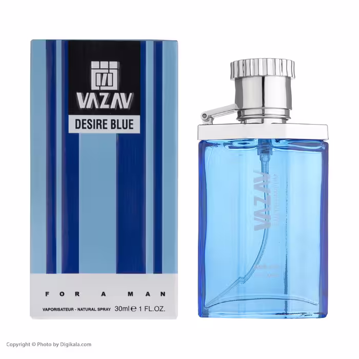 عطر جیبی مردانه واژاو مدل Dunhill Desire Blue حجم 30 میلی لیتر