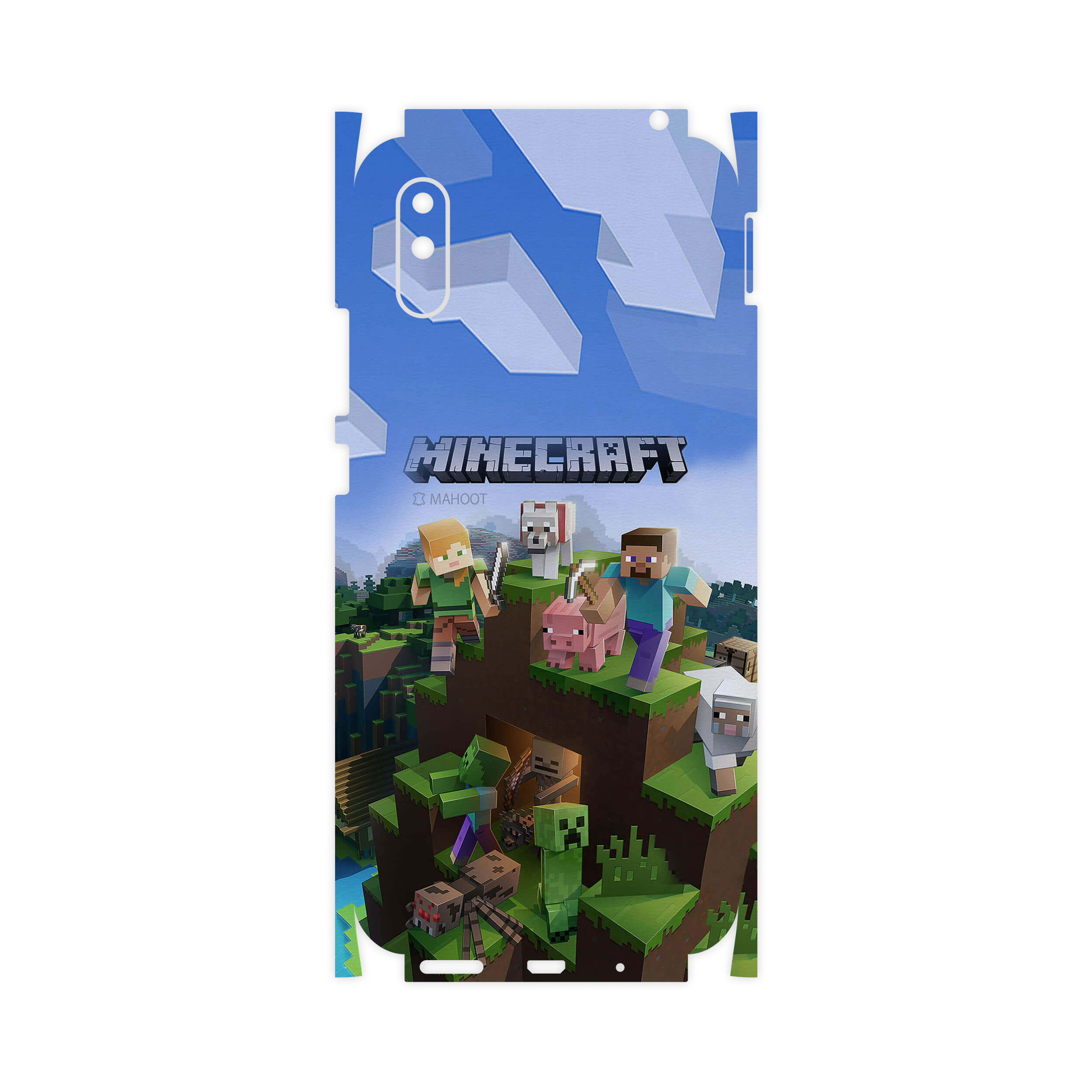 برچسب پوششی ماهوت مدل Minecraft-Game-FullSkin مناسب برای گوشی موبایل شیائومی Redmi 9A
