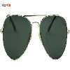 عینک آفتابی خلبانی مدل Aviator Large Metal Silver Grey