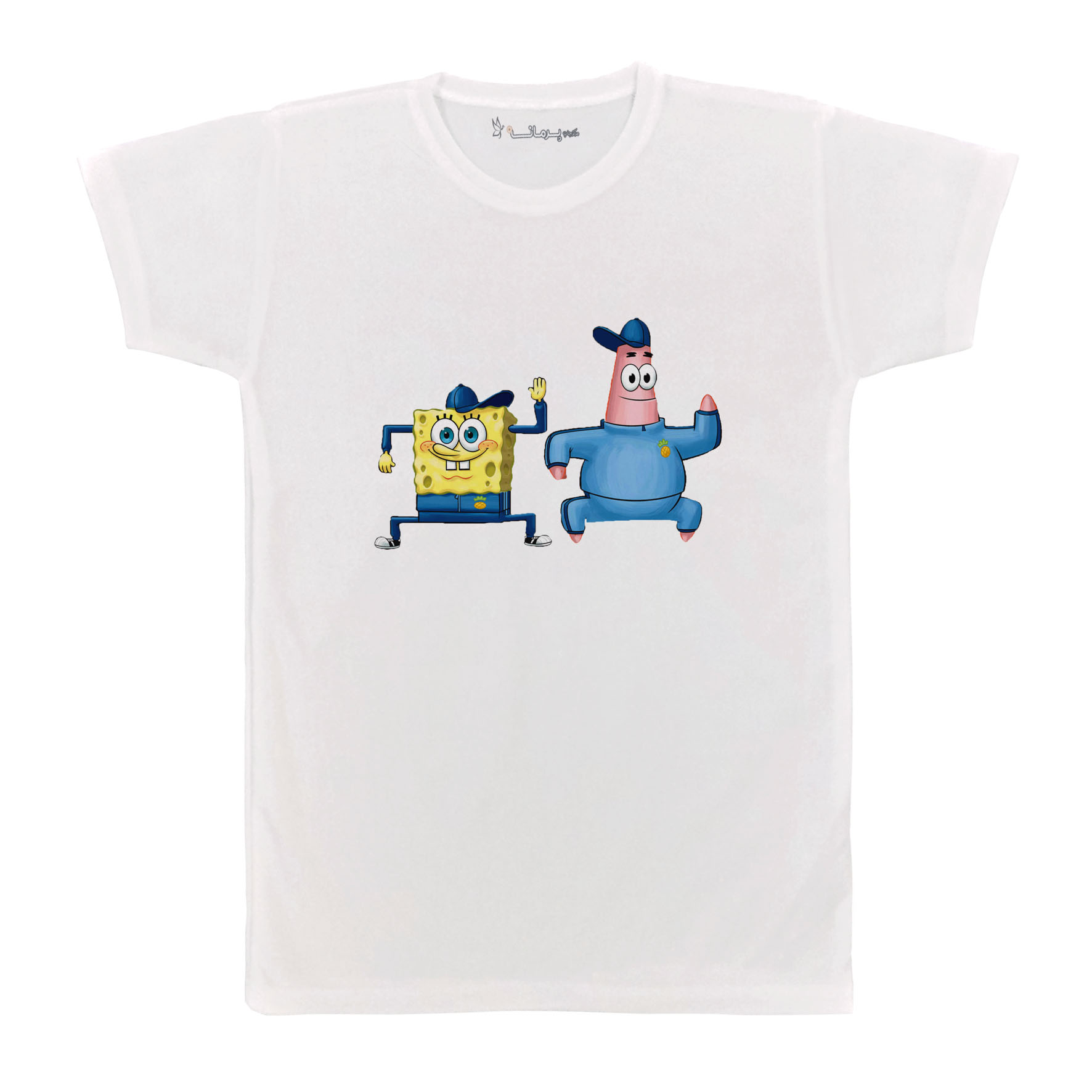 تی شرت بچگانه پرمانه طرح باب اسفنجی کد pmt.205