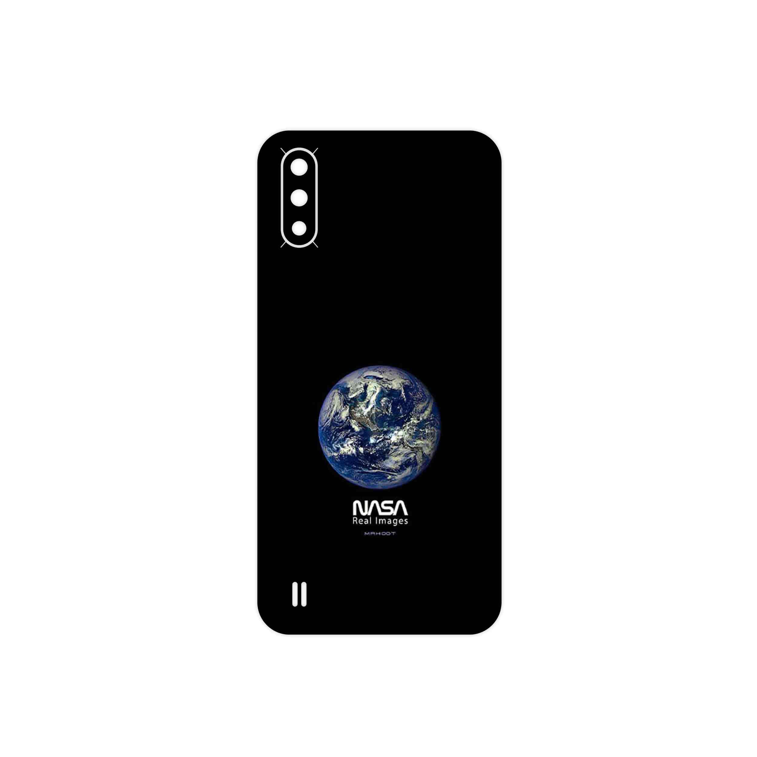 برچسب پوششی ماهوت مدل NASA Home Earth مناسب برای گوشی موبایل سامسونگ Galaxy A01