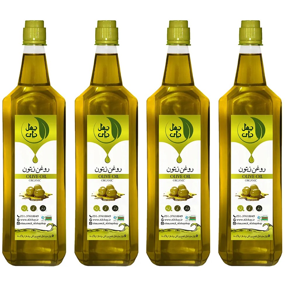 روغن زیتون بکر خالص 4 لیتری کاملا طبیعی 